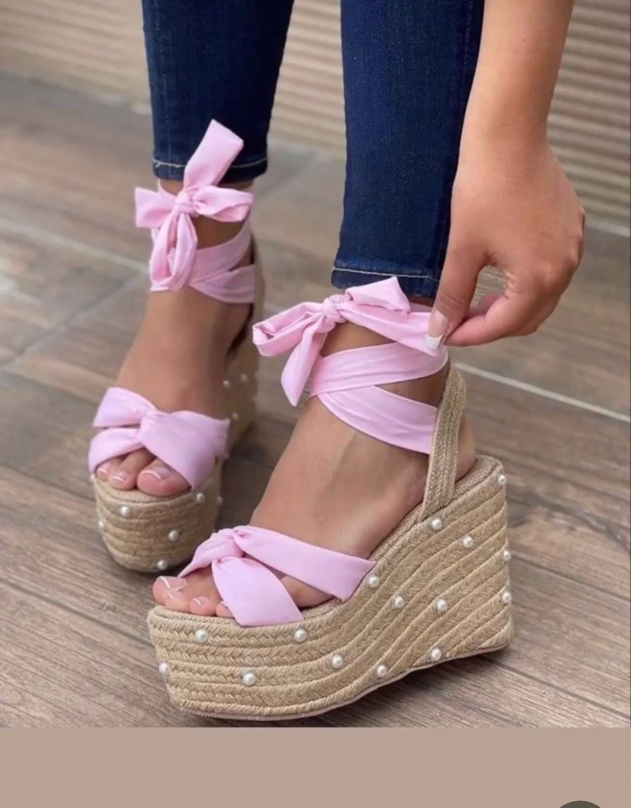 Pink Pearl Sandals